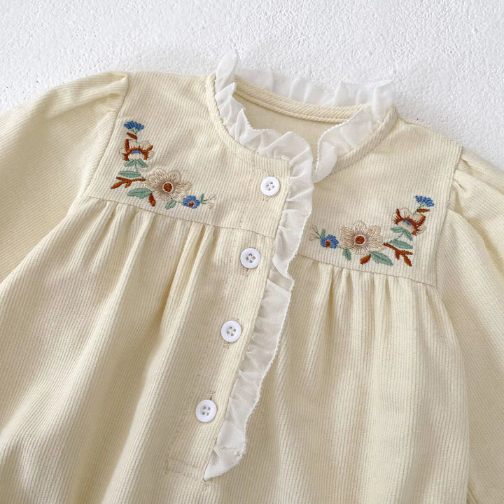 Blossom Embroidered Romper