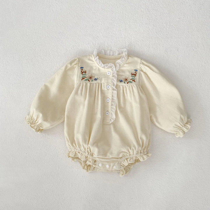 Blossom Embroidered Romper
