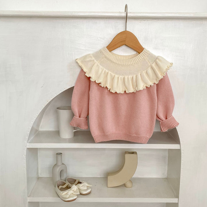 Ruffle Lace Sweater