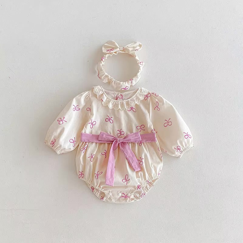 Charming Bow Romper