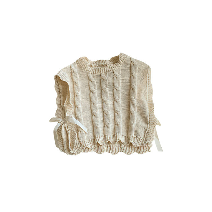 Cream Cozy Knit Vest
