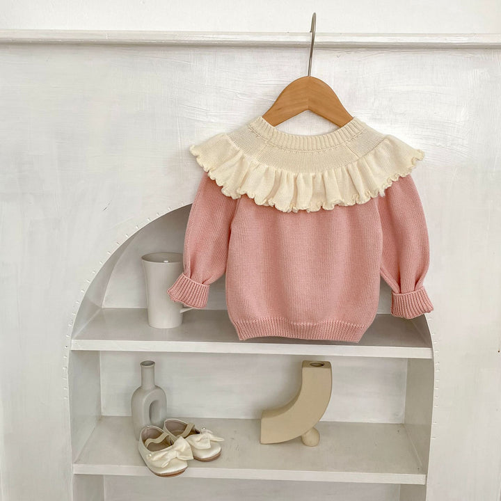 Ruffle Lace Sweater