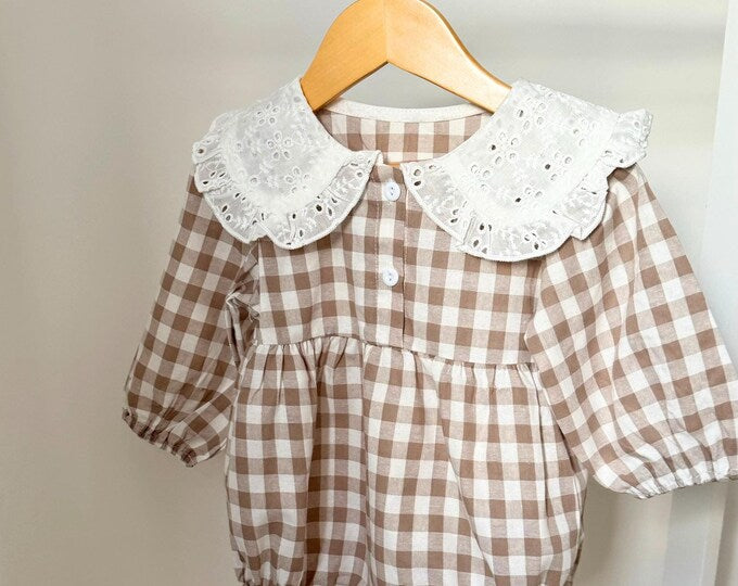 Sweet Gingham Romper
